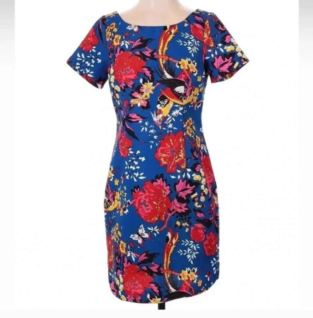 Anthropologie Plenty Tracy Reese Floral Bird Dress ~ 4 ~ 🕊 - Picture 7 of 10